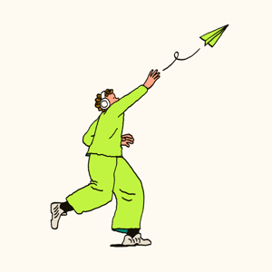 Illustration_Spot_AIAssistedCX_SendingMessage