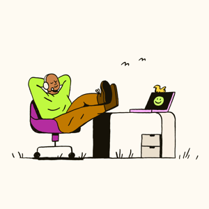 Illustration_Spot_CX_RelaxedAgent Illustration_Spot_CX_RelaxedAgent